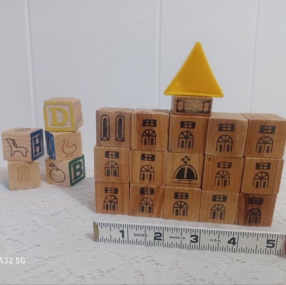 Other - Vintage Wood Blocks